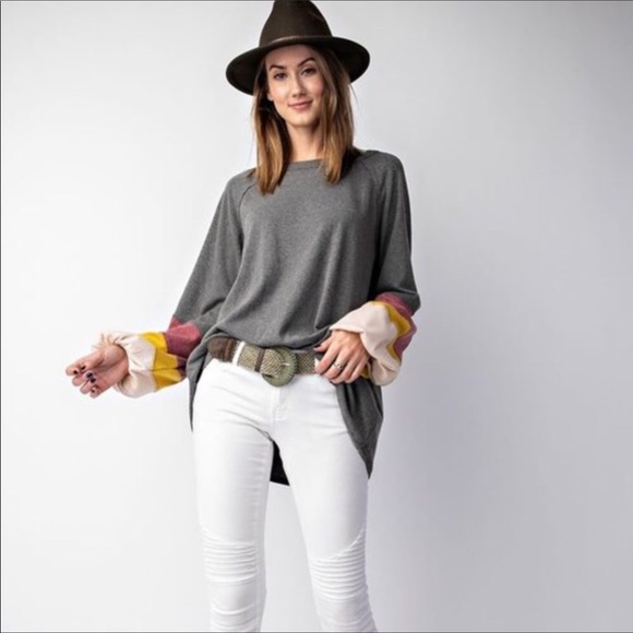 1 LEFT Odelle Color block long sleeve cutie. - Picture 3 of 4